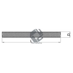4.8 Qualità DIN 975 Barre filettate