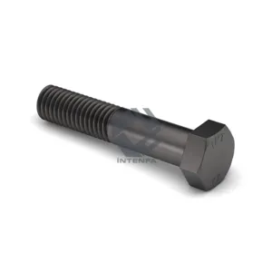 6.8 qualité - DIN 960 - ISO 8765 - UNI 5738 Boulons à tête hexagonale - Noir