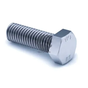 ASTM A193 qualité B7 ASME B18.2.1 Boulons à tête hexagonale Filetage complet Zingué