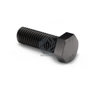 10.9 qualité - DIN 933 - ISO 4017 - UNI 5739  Boulons hexagonaux - Noir