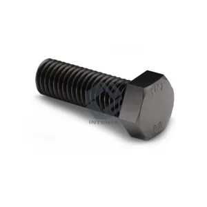 8.8 qualité - DIN 933 - ISO 4017 - UNI 5739 Boulons hexagonaux - Noir
